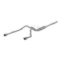 MBRP Armor Pro Dual Split Rear Exit Cat Back Exhaust | 2.5" Diameter | Through Stock Bumper | T304 Stainless Steel (09-18 Dodge/Ram 1500/19-23 Classic | 5.7L)