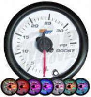 GlowShift White 7 Color 35 PSI Boost Gauge