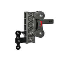 Gen-Y The BOSS (Torsion-Flex) 10K Drop Hitch - 2" Shank (7.5" Drop | 5 Adjustable Positions | Versa-Ball Mount & Pintle Lock)