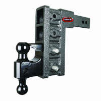 Gen-Y MEGA-DUTY 21K Drop Hitch - 2.5" Shank (9" Drop | 4 Adjustable Positions | Versa-Ball Mount & Pintle Lock)
