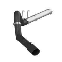 MBRP Armor BLK Single Side Exit Filter Back Exhaust | 4" Diameter | Aluminized Steel | Black Coated (08-10 Ford F-250/350 Super Duty | 6.4L)