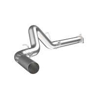 MBRP Armor Lite Single Side Exit Filter Back Exhaust System | 4" Diameter | Aluminized Steel (07-10 Chevy Silverado/GMC Sierra 2500/3500HD Duramax)