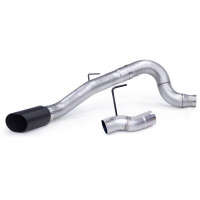 Banks Power Single Exit Monster Exhaust System | 5" Diameter | Black Tip | SS (13-18 Ram 2500/3500 | 6.7L | Extended Crew Cab | 76.3" Bed)