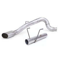 Banks Power Single Exit Monster Exhaust System | 5" Diameter | Chrome Tip | SS (13-18 Ram 2500/3500 | 6.7L | Crew Cab | 98.3" Bed)