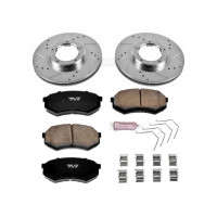 PowerStop Z23 Evolution Front Sport Brake Upgrade Kit For 5 Lug Models (95-04 Toyota Tacoma)