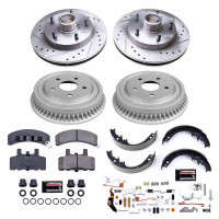 PowerStop Z23 Evolution Front & Rear Sport Brake Upgrade Kit | 5 Lug Models
