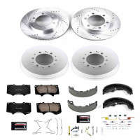 PowerStop Z23 Evolution Front & Rear Sport Brake Upgrade Kit | 6 Lug Models