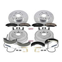 PowerStop Z23 Evolution Front & Rear Sport Brake Upgrade Kit For 6 Lug Models (05-07 Chevrolet/GMC 1500)