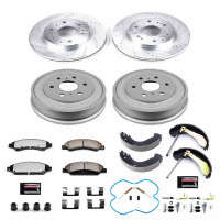 PowerStop Z36 Truck & Tow Front & Rear Brake Upgrade Kit For 6 Lug Models (05-07 Chevrolet/GMC 1500)