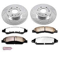 PowerStop Z36 Truck & Tow Front Brake Upgrade Kit For 6 Lug Models (05-07 Chevrolet/GMC 1500 | 2007 Chevrolet/GMC Suburban 1500/Tahoe/Yukon/Yukon XL 1500)