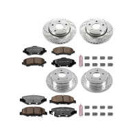 PowerStop Z36 Truck & Tow Front & Rear Brake Upgrade Kit | 5 Lug Models