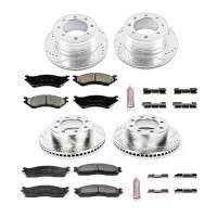 PowerStop Z23 Evolution Front & Rear Sport Brake Upgrade Kit | 8 Lug Models