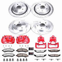 PowerStop Z36 Truck & Tow Front & Rear Brake Upgrade Kit w/ Calipers | 5 Lug Models