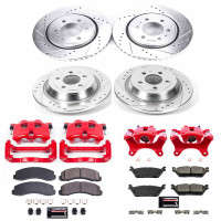 PowerStop Z23 Evolution Sport Front & Rear Brake Upgrade Kit w/ Calipers | 6 Lug
