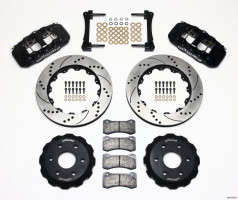 Wilwood AERO6 Big Brake Truck Front Brake Kit 14.25in Drilled Black | 6 Lug (99-18 Chevrolet/GMC 1500/Suburban/Tahoe/Yukon/Yukon XL)