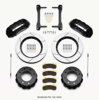 Wilwood TX6R Rear Kit 15.50in w/Lines Black | 8 Lug (11-19 Chevrolet/GMC 2500/3500|SRW Only)