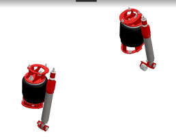 Kelderman 2-Stage Front Air Suspension (19-25 RAM 2500/3500 | 4WD)