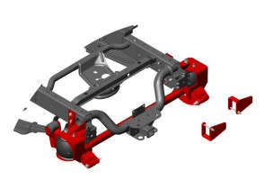 Kelderman 2-Stage Rear Air Suspension (13-18 Ram 3500 | Crew/Extended/Standard Cab)