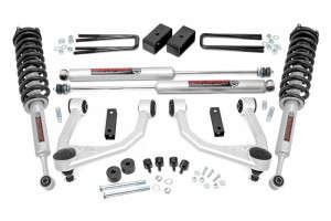 Rough Country 3.5" Lift Kit | Lifted Struts | N3 Shocks (07-21 Toyota Tundra | 4WD)