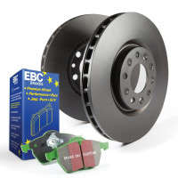 EBC S14 Front Kit Greenstuff 6000 Pads and RK Rotors (08-19 Chevy/GMC 1500/08-20 Suburban 1500/Yukon/Yukon XL | 6 Lugs)