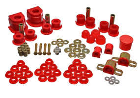 Energy Suspension Complete Suspension Bushing Kit (Red) | 86-91 Mazda RX7