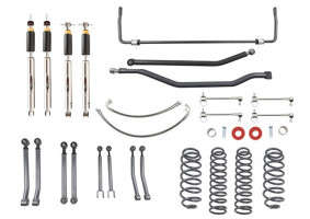 Belltech 4 in. Lift Kit Inc. | Front and Rear Trail Performance Struts/Shocks | 07-17 Wrangler Rubicon Unlimited JK 4dr 