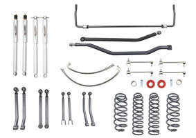 Belltech 4 in. Lift Kit Inc. | Front and Rear Trail Performance Struts/Shocks | 07-17 Wrangler Rubicon Unlimited JK 4dr