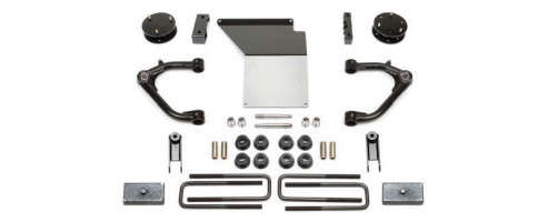 Fabtech 3.5" Uniball UCA System w/ Magneride | For OEM Aluminum/Stamped Steel UCA | 14-18 GMC 1500 Denali 