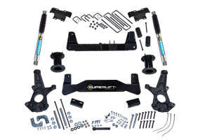 SUPERLIFT 6.5" Lift Kit w/ Bilstein Rear Shocks w/ Cast Steel Control Arms (07-16 Chevrolet/GMC Silverado/Sierra 1500 | 2WD), part of Custom Offsets collection of Superlift Suspension Kits