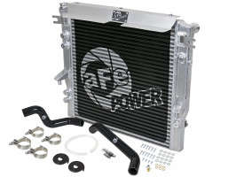 aFe Power BladeRunner GT Series Bar and Plate Radiator w/ Black Hoses (07-11 Jeep Wrangler (JK) | 3.8L V6)