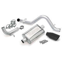 Banks Power Single Exit Cat Back Monster Exhaust System | 2.5" Diameter | Black Tip | SS (12-18 Jeep Wrangler JK | 3.6L | 2 Door)