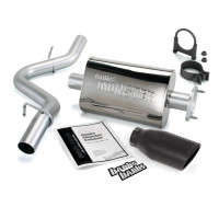 Banks Power Single Exit Cat Back Monster Exhaust System | 2.5" Diameter | Black Tip | SS (04-06 Jeep Wrangler TJ | 4.0L)