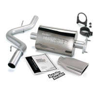 Banks Power Single Exit Cat Back Monster Exhaust System | 2.5" Diameter | Chrome Tip | SS (04-06 Jeep Wrangler TJ | 4.0L)