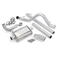 Banks Power Single Exit Cat Back Monster Exhaust System | 2.5" Diameter | Chrome Tip | SS (07-11 Jeep Wrangler | 3.8L | 4 Door)