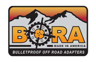BORA 2" Aluminum Adapter Vehicle Bolt pattern 8x6.5 to Wheel Bolt pattern 8x180