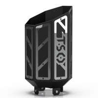 TSO 8" Overlay Exhaust Tip | For Exhausts W/ 5" Inlet | Black Tip/Polished Logo