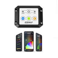 XK Glow 8pc RGB LED Rock Light Kit w/ Dual-Mode Dash Mount Controller