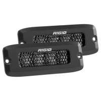 RIGID SR-Q Series Pro Flush Mount Spot Diffused Lights (Pair | Midnight)