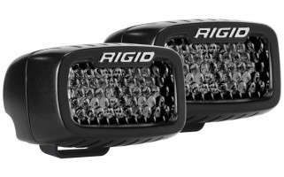 RIGID SR-M Series Pro Surface Mount Spot Diffused Lights (Pair | Midnight)
