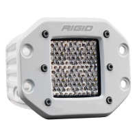RIGID D-Series Pro Flush Mount Hybrid Diffused Light (White Housing)