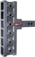 Gen-Y MEGA-DUTY 10K Drop Hitch - 2" Shank (7.5" Offset Drop | 6 Adjustable Positions | Adjustable Receiver Only)