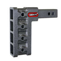 Gen-Y MEGA-DUTY 16K Drop Hitch - 2" Shank (7.5" Drop | 4 Adjustable Positions | Adjustable Receiver Only)