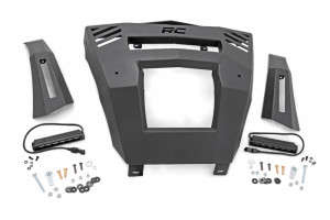 Rough Country Bumper | Front | 6" Black Slimline LED Pair | (20-23 Can-Am Defender)
