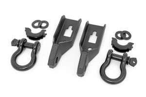 Rough Country Tow Hook Brackets | D-Ring Combo