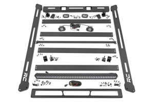 Rough Country Roof Rack | With LED Lights (18-24 Jeep Wrangler JL/JLU | 4WD)