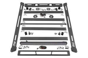 Rough Country Roof Rack | Black Series Lights | (07-18 Jeep Wrangler JK)