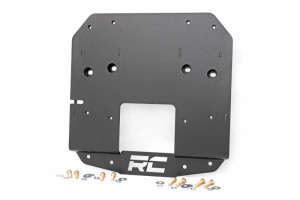 Rough Country Tire Carrier Relocation Plate | Without Prox Sensors (18-24 Jeep Wrangler JL/JLU | 4WD)