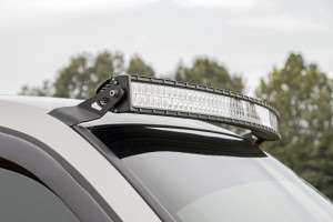 Rough Country LED Light Mounts | Upper Windshield | 54" Curved
