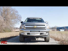 Rough Country LED Light Mount | Bumper | 20" | (07-13 Chevy Silverado 1500/ (07-10) Silverado 2500 HD)