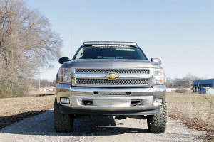 Rough Country LED Light Mount | Bumper | 20" | (07-13 Chevy Silverado 1500/ (07-10) Silverado 2500 HD)